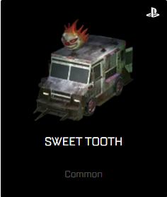 One exclusive car on PS(Sweet Tooth).